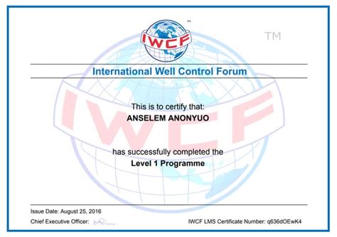 iwc f|iwcf certification.